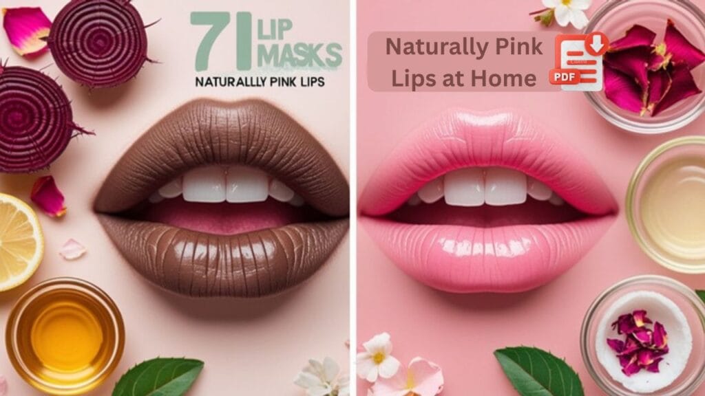 Naturally Pink Lips at Home - 7 Proven DIY Lip